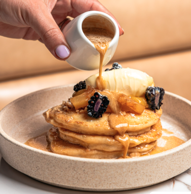 Brunch dish at Wildflower Society